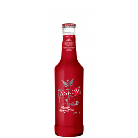 VODKA ASKOV ICE 275ML MORANGO