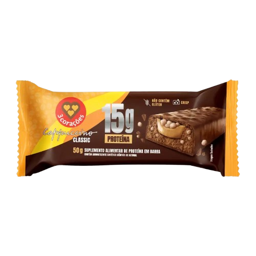 Bar Protein 3 Coracoes 50g Classic--3 Coracoes