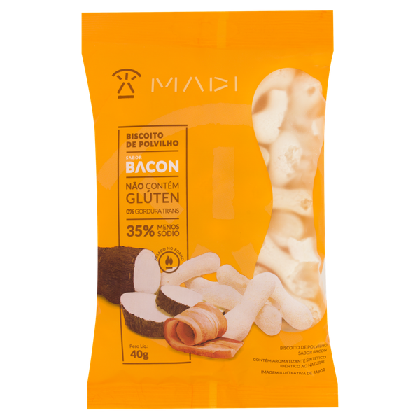 Bisc De Polvilho Madi 40g Bacon