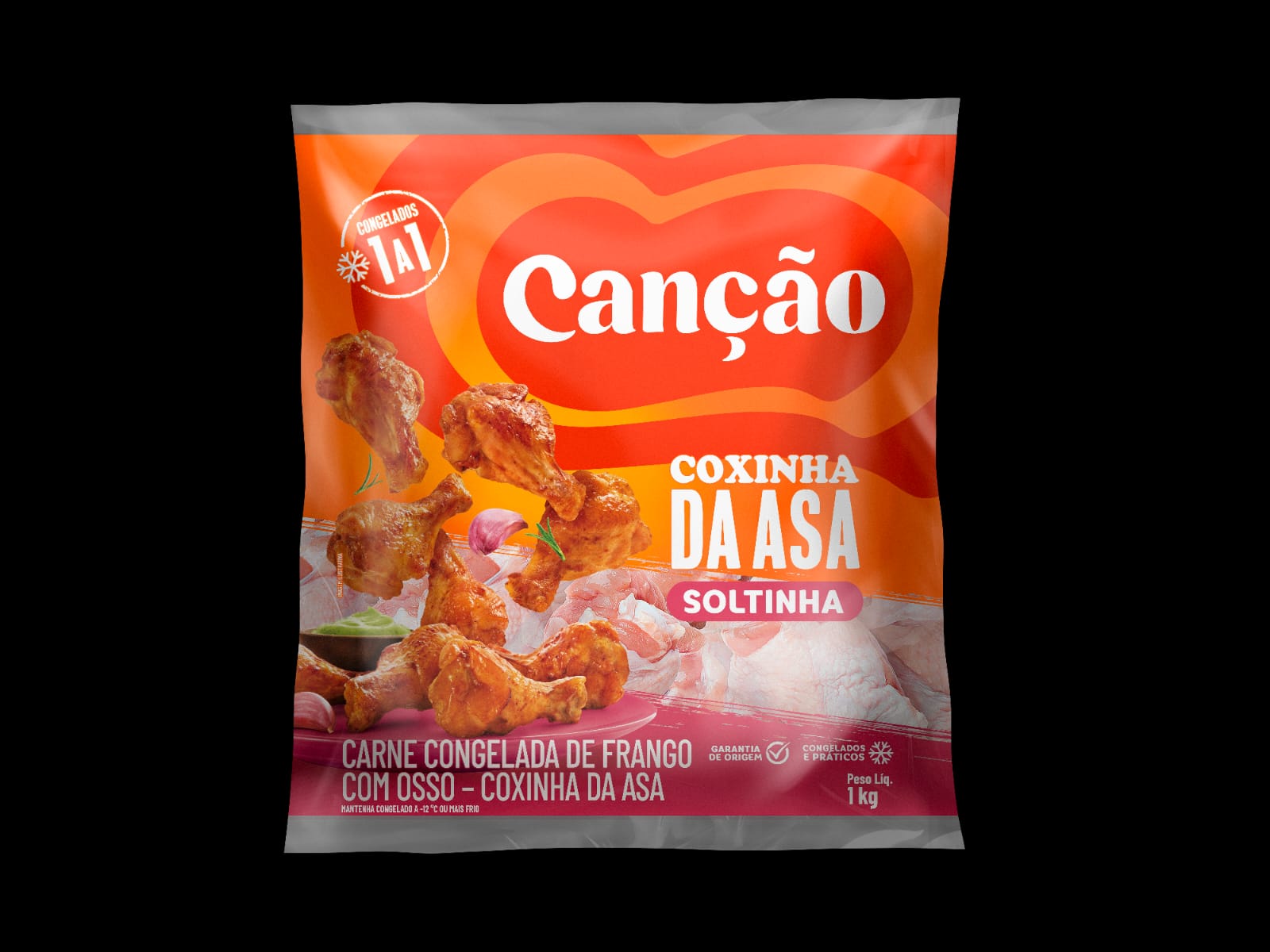 Coxinha Asa Cong Cancao IQF 1kg
