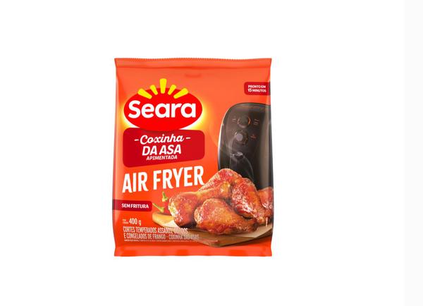 Coxinha Asa Air Fryer Seara 400g Apimentada