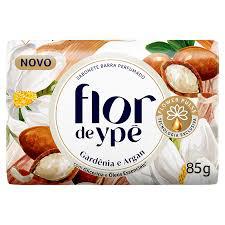 Sabonete Flor Ypê Suave 85g Branco Gardenia/Argan