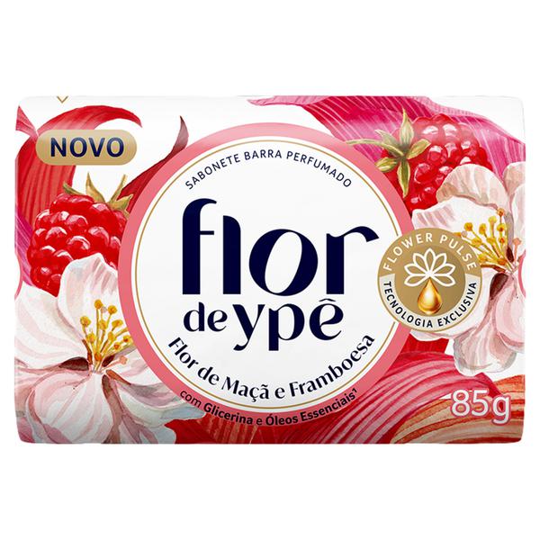 Sabonete Flor Ypê Suave 85g Rosa Maca/Framboesa