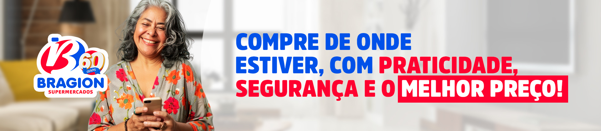 Compre de onde estiver