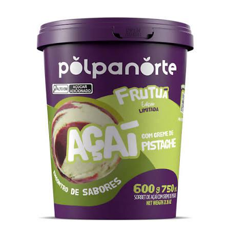 ACAI POLPANORTE FRUTUA 600G C/CREME DE PISTACHE
