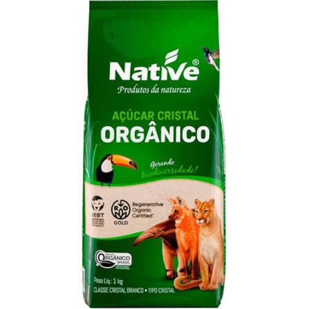 ACUCAR NATIVE 1KG ORGANICO CRISTAL CLARO