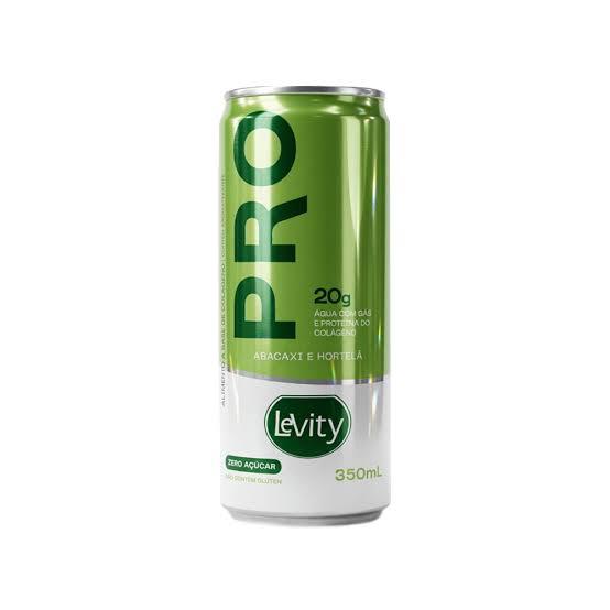 AGUA M.LEVITY PRO SABOR  LT 350ML ABACAXI C/HORTELA
