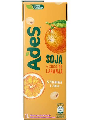 ALIMENTO COM SOJA ADES TP 1L TRAD.LARANJA