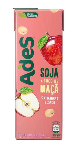 ALIMENTO COM SOJA ADES TP 1L TRAD.MACA