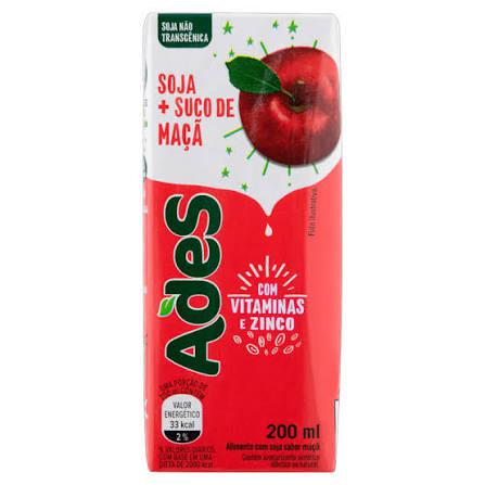ALIMENTO COM SOJA ADES TP 200ML TRAD.MACA