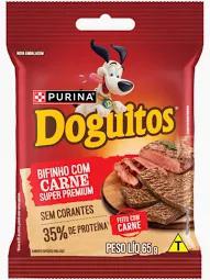 ALIMENTO P/CAES DOGUITOS 65G BIFINHO CARNE