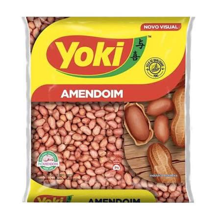 AMENDOIM YOKI 500G BRANCO GRAO TIPO 2
