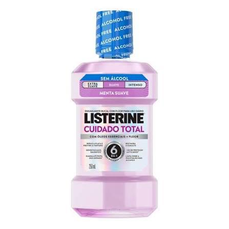 ANTI-SEPTICO BUCAL LISTERINE 250ML ZERO CUIDADO TOTAL