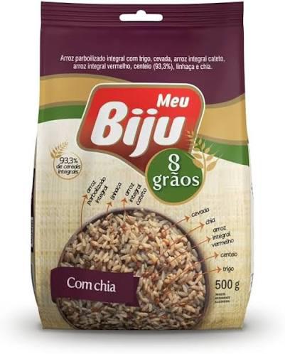 ARROZ MEU BIJU 500G 8 GRAOS INT.C/CHIA