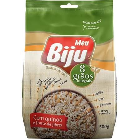 ARROZ MEU BIJU 500G 8 GRAOS INT.C/QUINOA