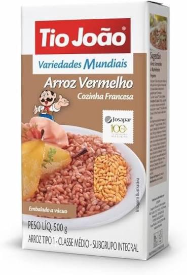 ARROZ TIO JOAO VARIED.500G ARROZ VERMELHO