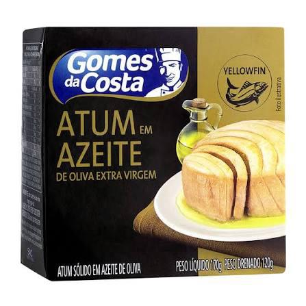 ATUM CLARO GOMES DA COSTA CX 170G AZ.OLIVA