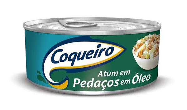 ATUM COQUEIRO LT 170G PEDACOS EM OLEO