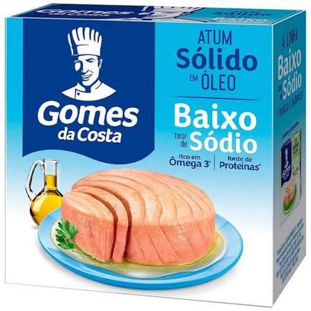 ATUM GOMES DA COSTA CX 170G BAIXO SODIO SOL.OLEO