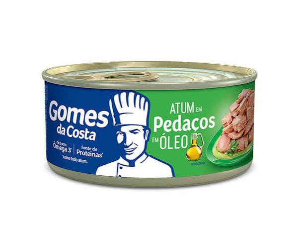 ATUM GOMES DA COSTA LT 170G PEDACOS EM OLEO