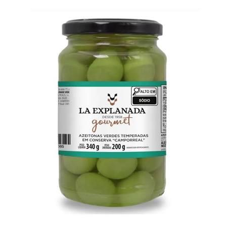 AZEITONA LA EXPLANADA VD 200G VERDE TEMP CAMPORREAL