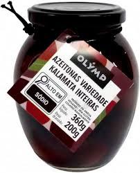 AZEITONAS OLYMP 200G PRETAS INT.KALAMATA