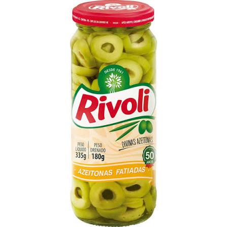 AZEITONAS RIVOLI VD 160G VERDE FATIADA