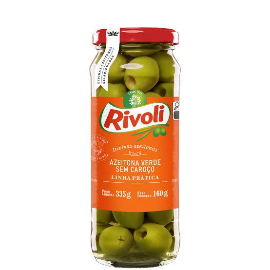 AZEITONAS RIVOLI VD 160G VERDE S/CAROCO