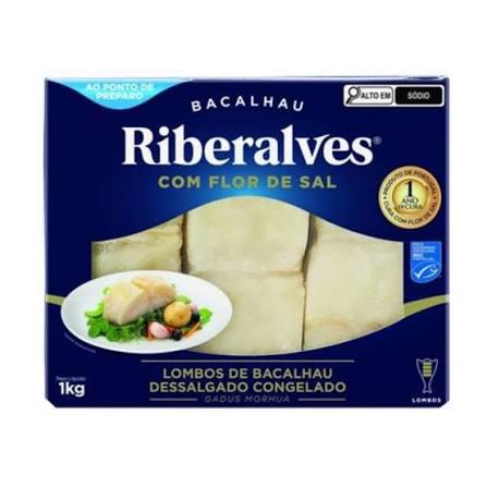 BACALHAU RIBERALVES 1KG GADUS MORHUA FLOR DE SAL