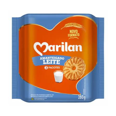 BISC.MARILAN AMANT.280G LEITE
