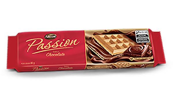 BISC.WAFER PASSION 80G CHOCOLATE