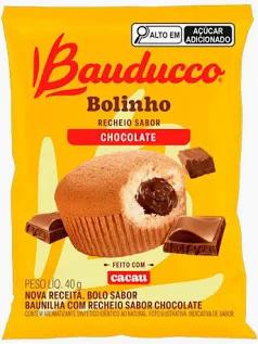 BOLINHO BAUDUCCO 40G BAUNILHA RECH CHOCOLATE