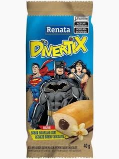 BOLINHO RENATA INFANTIL 40G BAUNILHA/CHOCOLATE