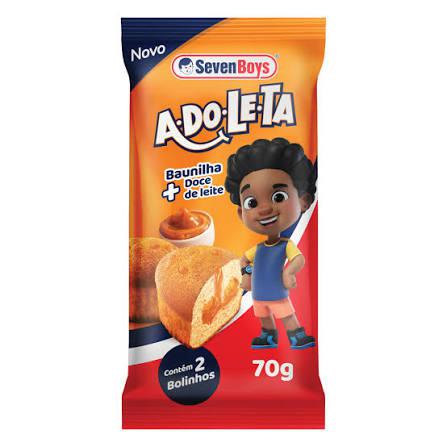 BOLINHO SEVEN BOYS ADOLETA 70G DOCE DE LEITE