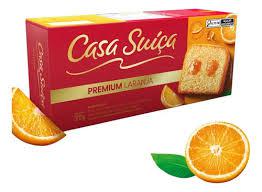 BOLO CASA SUICA CX 370G LARANJA