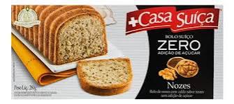 BOLO CASA SUICA ZERO CX 280G NOZES