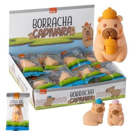 BORRACHA BRW DECORADA CAPIVARA