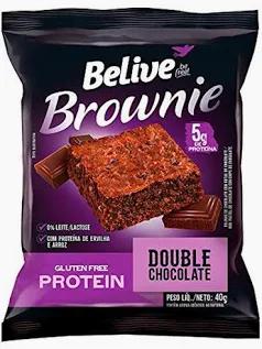 BROWNIE BELIVE 5G PROTEINA 40G DOUBLE CHOCOLATE