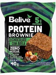 BROWNIE BELIVE PROTEIN 40G CHOCOLATE E AVELA ZERO
