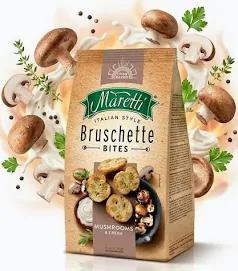 BRUSCHETTA MARETTI 85G MUSHROOMS & CREAM