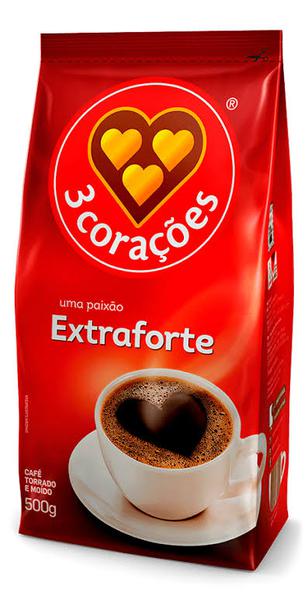 CAFE 3 CORACOES PCT 500G EXTRA FORTE