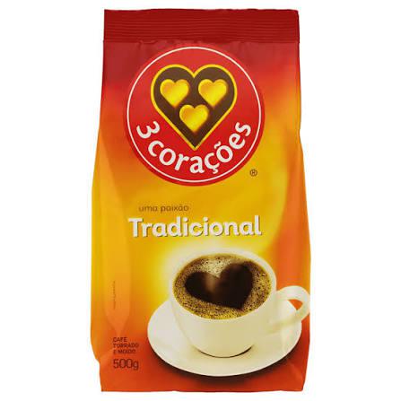 CAFE 3 CORACOES PCT 500G TRADICIONAL