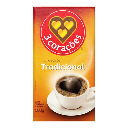 CAFE 3 CORACOES VACUO 500G TRADICIONAL