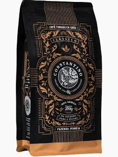 CAFE CONSTANTINO 250G EM GRAOS