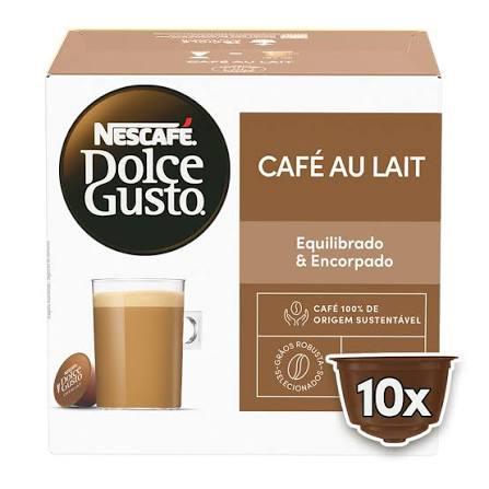 CAFE NESCAFE CX 100G DOLCE GUSTO AU LAIT C/10UN CAPS