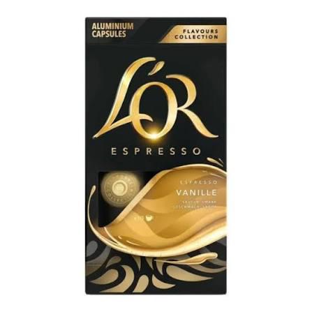 CAPSULAS P/CAFE LOR ESPRESSO 52G BAUNILHA C/10UN CAPS.