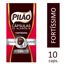 CAPSULAS P/CAFE PILAO 52G ESPRESSO 10 C/10UN CAPS.