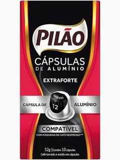 CAPSULAS P/CAFE PILAO 52G ESPRESSO 12 C/10UN CAPS.