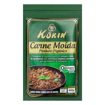 CARNE MOIDA KORIN 400G BOVINA ORGANICO