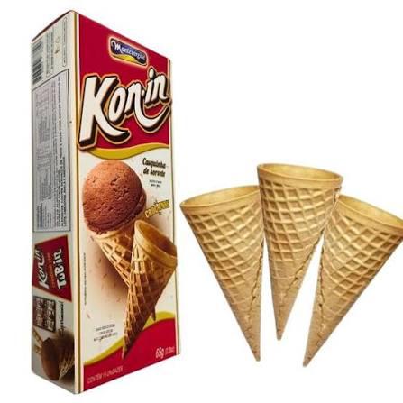 CASQUINHAS P/SORVETE KON IN 65G